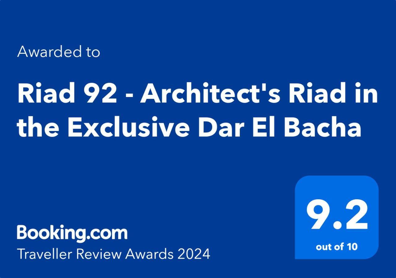 Riad 92 - Architect'S Riad In The Exclusive Dar El Bacha مراكش المظهر الخارجي الصورة